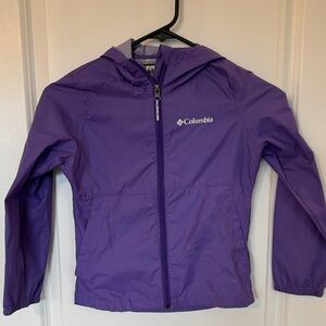 Columbia Violet Windbreaker Jacket